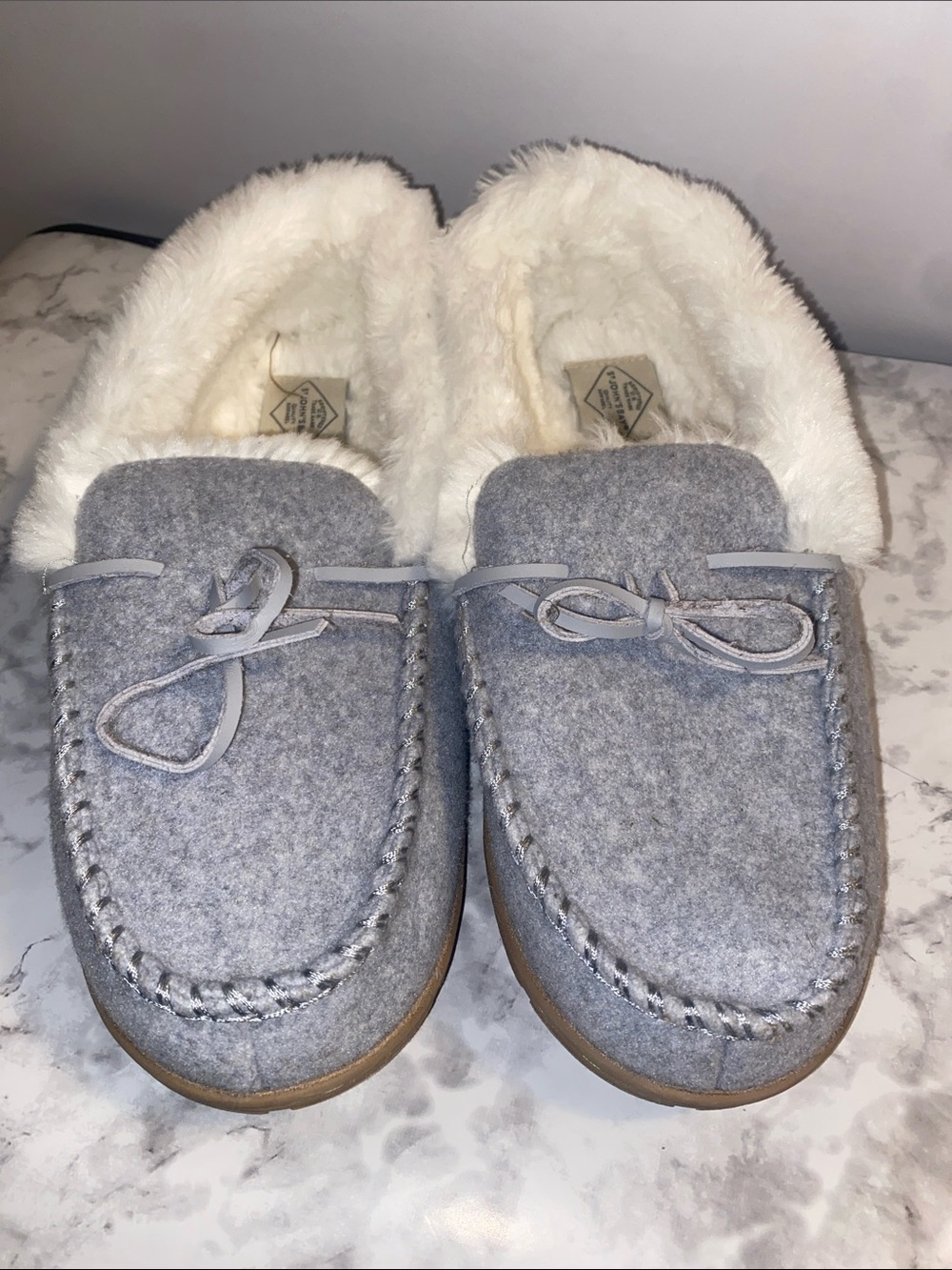 St. John's Bay Cream Plush Faux-Fur Lining